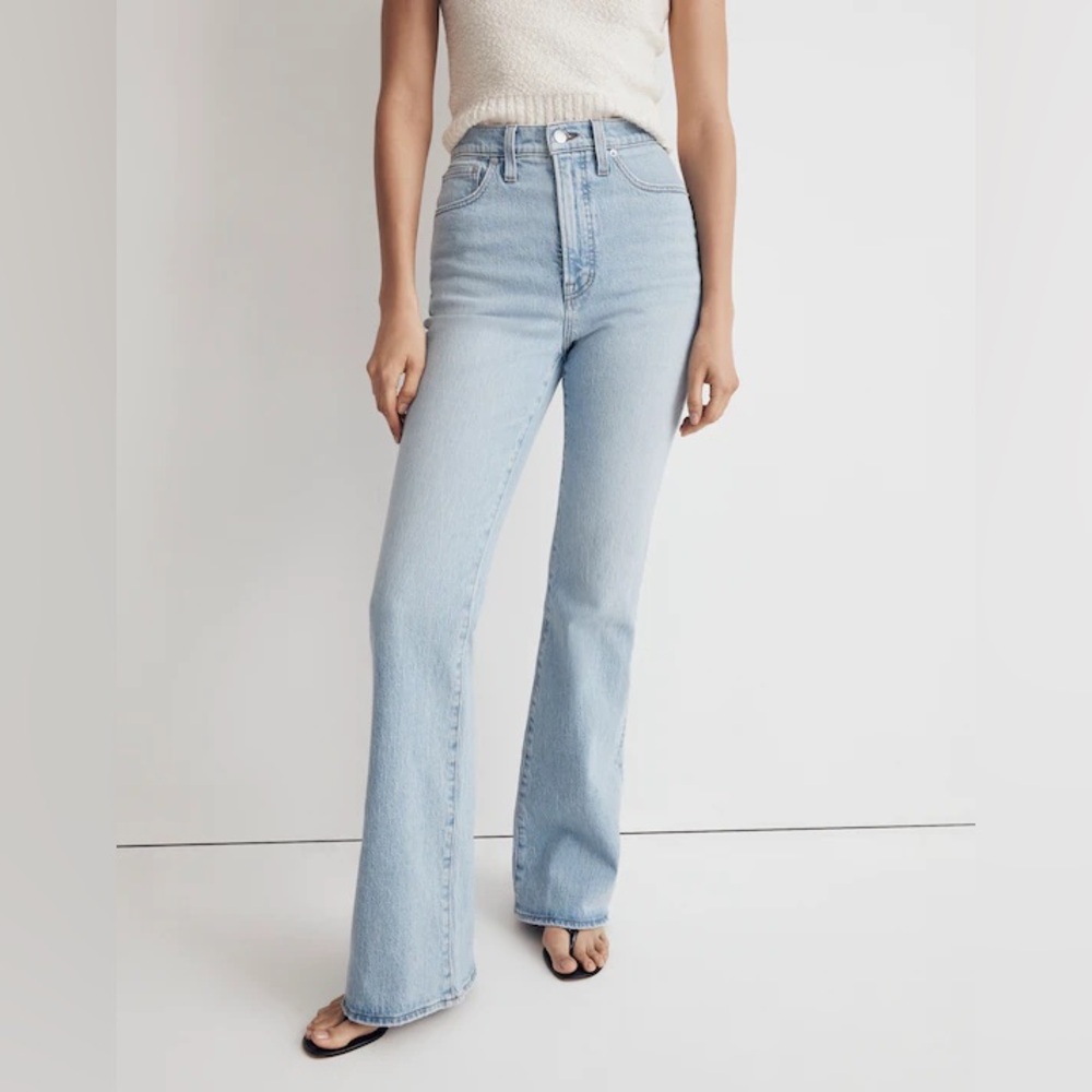 Madewell Petite Perfect Vintage Flare Jean 27P Marnell Wash
